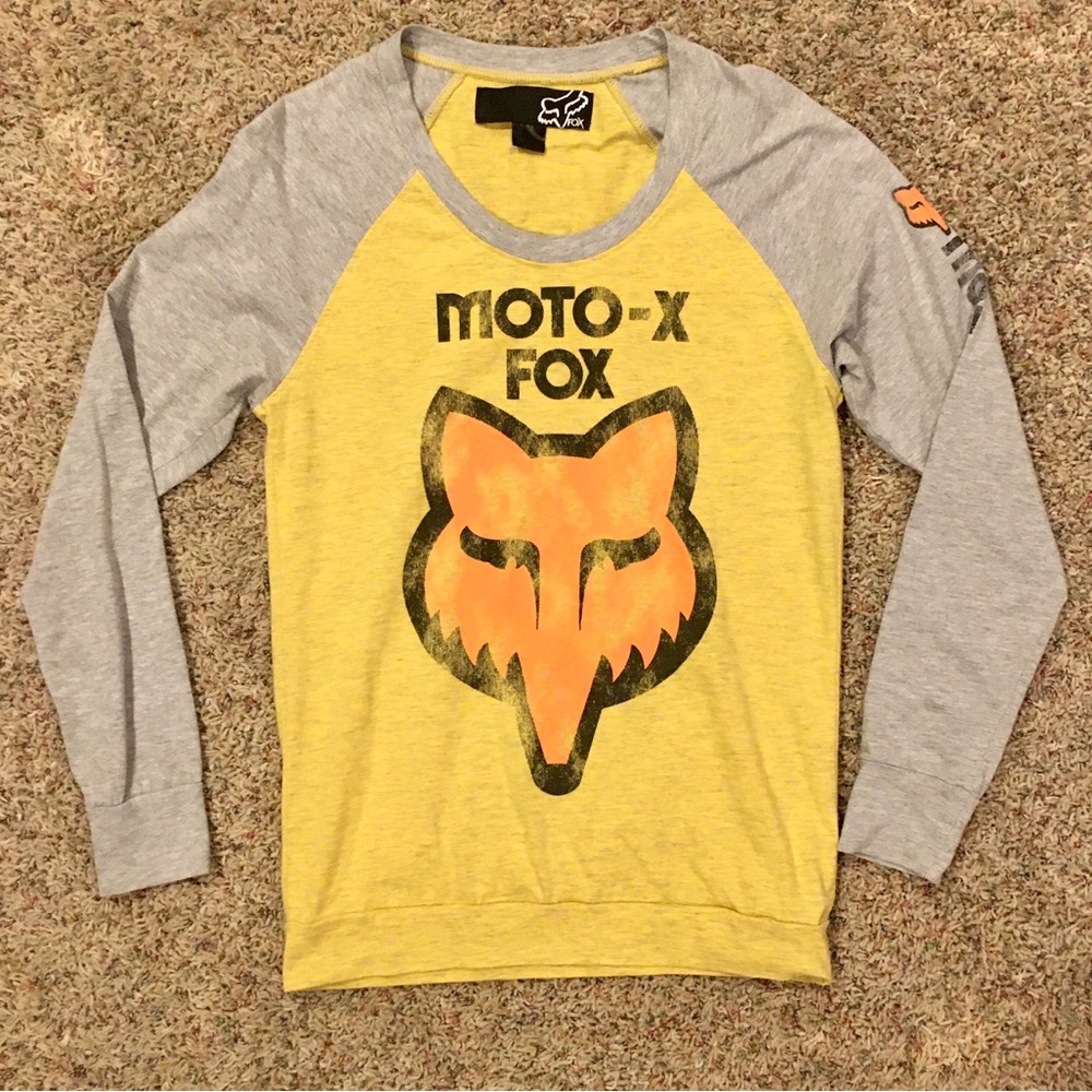 FOX RACING MOTO-X WOMENS LS T-SHIRT RARE